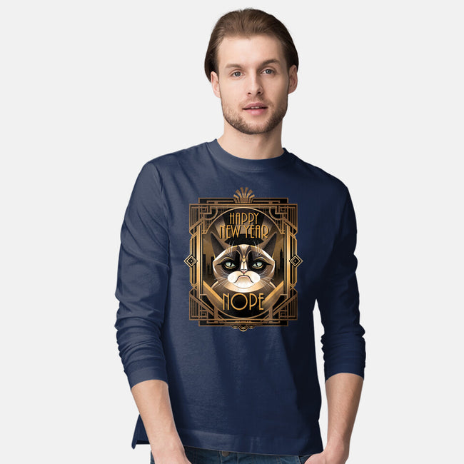 Grumpy New Year-Mens-Long Sleeved-Tee-daobiwan