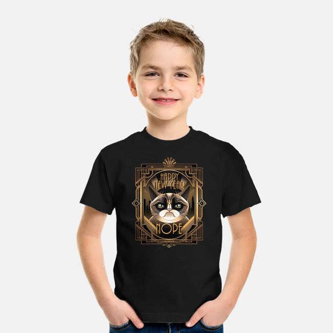 Grumpy New Year-Youth-Basic-Tee-daobiwan