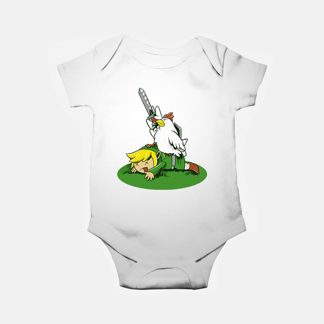 The Real Savior Chicken Game-Baby-Basic-Onesie-LtonStudio