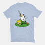 The Real Savior Chicken Game-Mens-Basic-Tee-LtonStudio