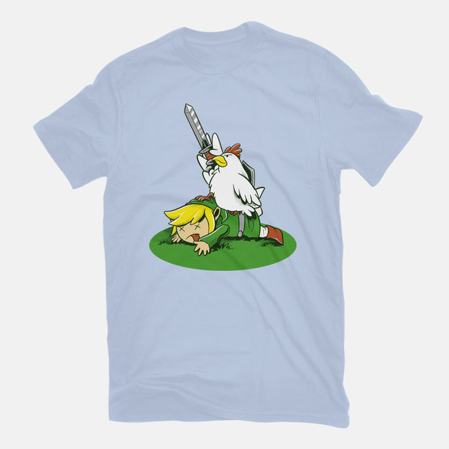 The Real Savior Chicken Game-Mens-Heavyweight-Tee-LtonStudio