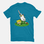 The Real Savior Chicken Game-Mens-Basic-Tee-LtonStudio