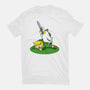 The Real Savior Chicken Game-Mens-Basic-Tee-LtonStudio