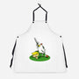 The Real Savior Chicken Game-Unisex-Kitchen-Apron-LtonStudio