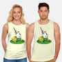 The Real Savior Chicken Game-Unisex-Basic-Tank-LtonStudio