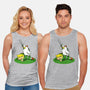 The Real Savior Chicken Game-Unisex-Basic-Tank-LtonStudio