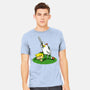 The Real Savior Chicken Game-Mens-Heavyweight-Tee-LtonStudio