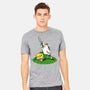 The Real Savior Chicken Game-Mens-Heavyweight-Tee-LtonStudio