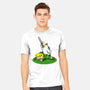 The Real Savior Chicken Game-Mens-Heavyweight-Tee-LtonStudio