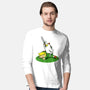 The Real Savior Chicken Game-Mens-Long Sleeved-Tee-LtonStudio