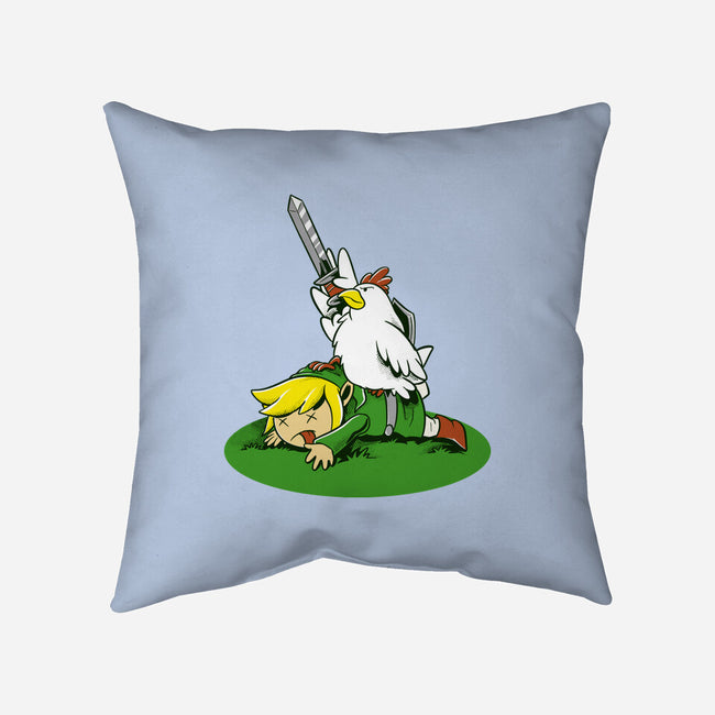 The Real Savior Chicken Game-None-Removable Cover-Throw Pillow-LtonStudio