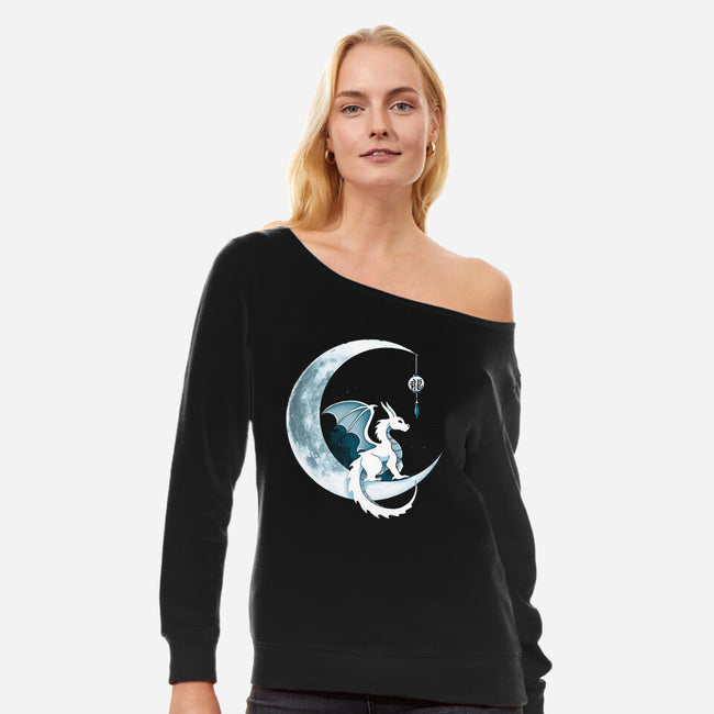 Year Of Dragon-Womens-Off Shoulder-Sweatshirt-Vallina84