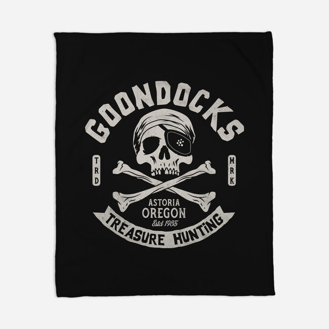 Goon Docks Treasure Hunting-None-Fleece-Blanket-Nemons