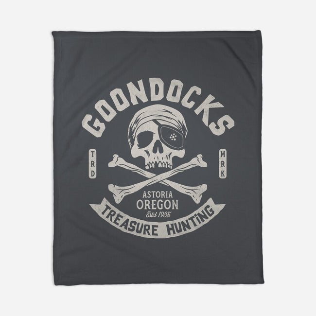 Goon Docks Treasure Hunting-None-Fleece-Blanket-Nemons