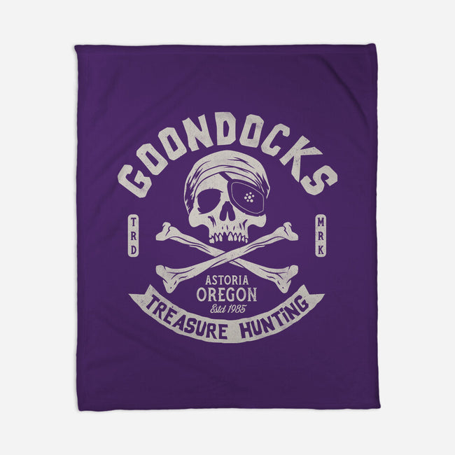 Goon Docks Treasure Hunting-None-Fleece-Blanket-Nemons