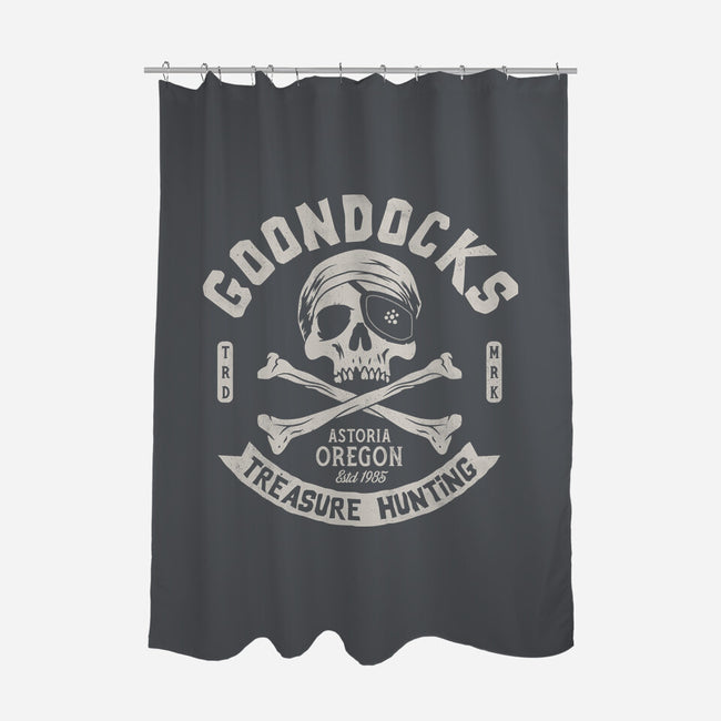 Goon Docks Treasure Hunting-None-Polyester-Shower Curtain-Nemons