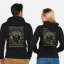 Ugly Sweater Of Doom-Unisex-Zip-Up-Sweatshirt-Olipop