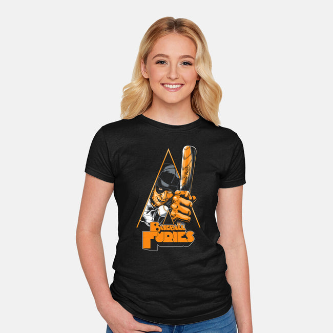 Baseball Furies-Womens-Fitted-Tee-Nemons