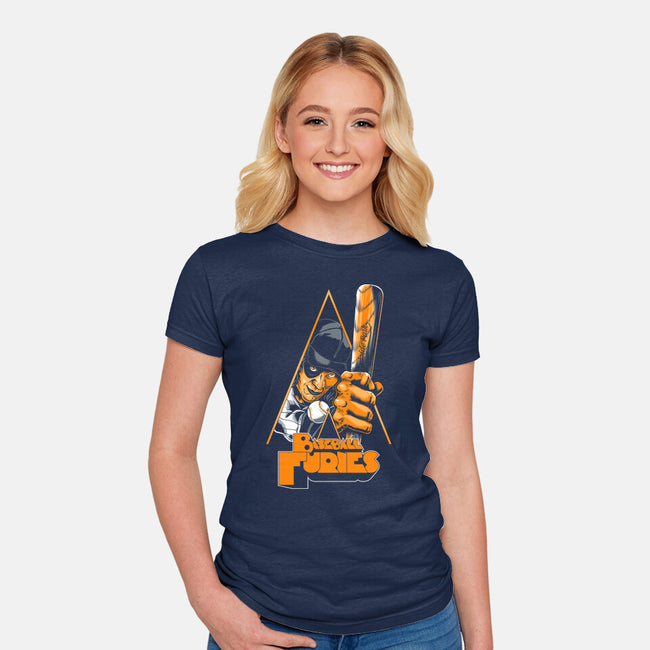 Baseball Furies-Womens-Fitted-Tee-Nemons