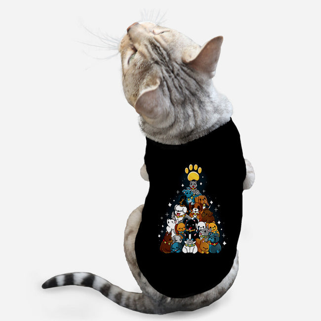 Dog Xmas Tree-Cat-Basic-Pet Tank-Vallina84