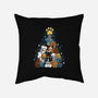 Dog Xmas Tree-None-Removable Cover-Throw Pillow-Vallina84