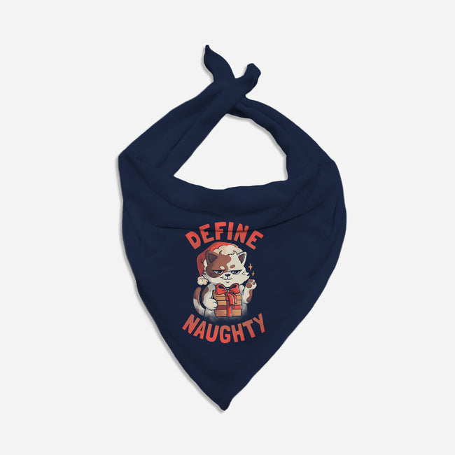 Santa Define Naughty-Dog-Bandana-Pet Collar-eduely