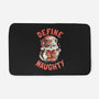 Santa Define Naughty-None-Memory Foam-Bath Mat-eduely