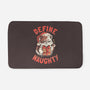 Santa Define Naughty-None-Memory Foam-Bath Mat-eduely