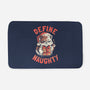 Santa Define Naughty-None-Memory Foam-Bath Mat-eduely