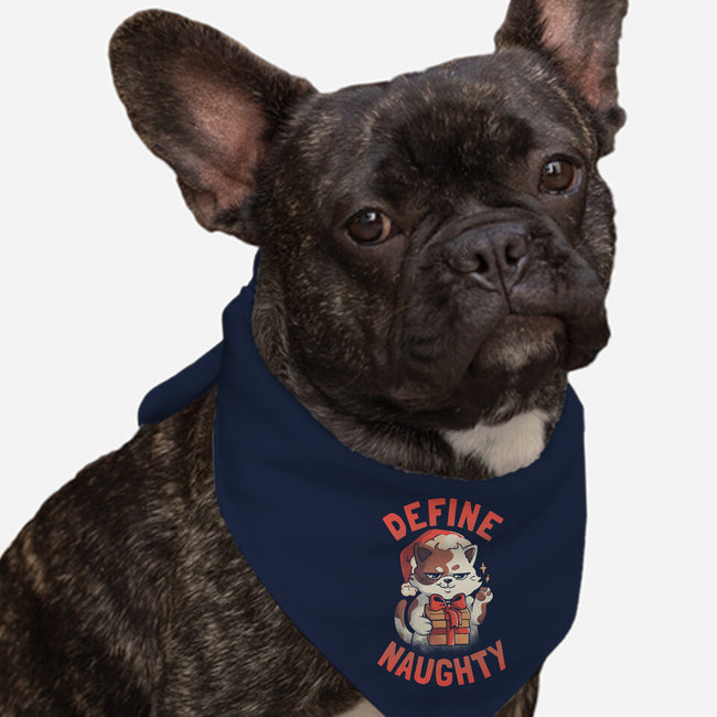 Santa Define Naughty-Dog-Bandana-Pet Collar-eduely