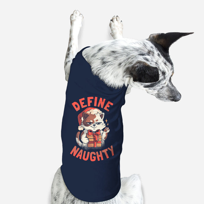 Santa Define Naughty-Dog-Basic-Pet Tank-eduely