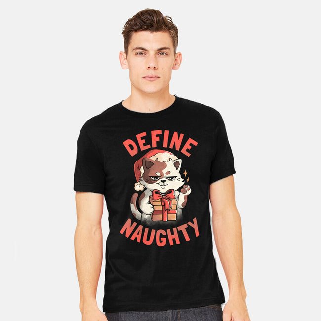 Santa Define Naughty-Mens-Heavyweight-Tee-eduely