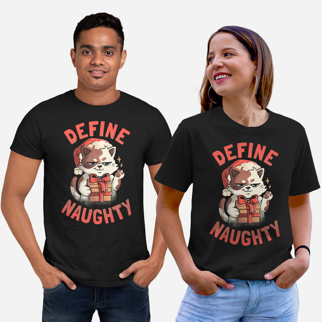 Santa Define Naughty-Unisex-Basic-Tee-eduely