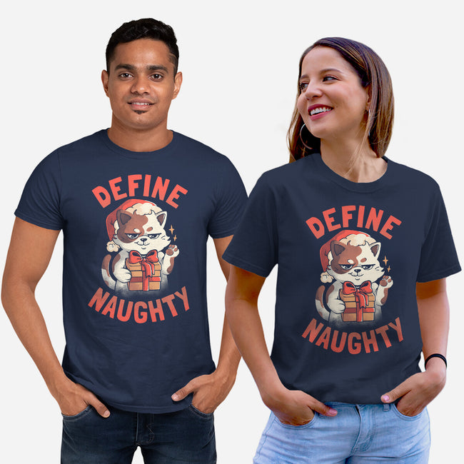 Santa Define Naughty-Unisex-Basic-Tee-eduely