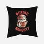 Santa Define Naughty-None-Removable Cover-Throw Pillow-eduely