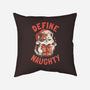 Santa Define Naughty-None-Removable Cover-Throw Pillow-eduely