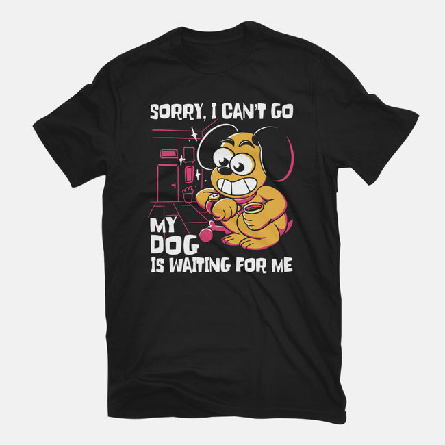 My Dog Is Waiting-Mens-Premium-Tee-estudiofitas