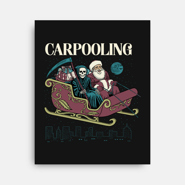 Carpooling-None-Stretched-Canvas-Peter Katsanis