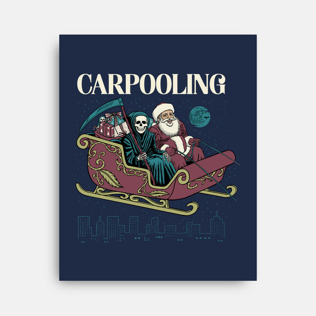 Carpooling-None-Stretched-Canvas-Peter Katsanis