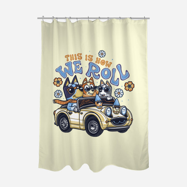 This Is How We Roll-None-Polyester-Shower Curtain-momma_gorilla