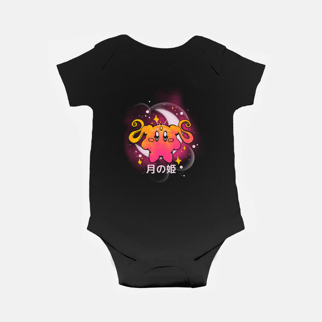 The Moon Princess-Baby-Basic-Onesie-Sketchdemao