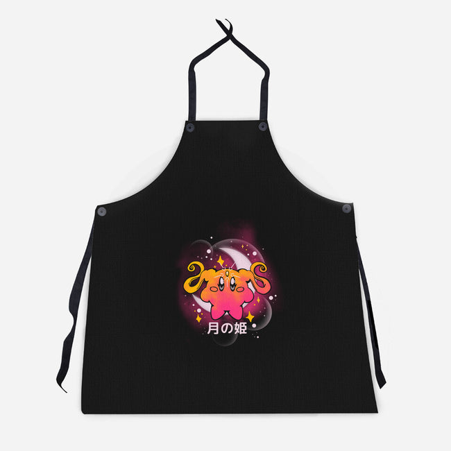 The Moon Princess-Unisex-Kitchen-Apron-Sketchdemao