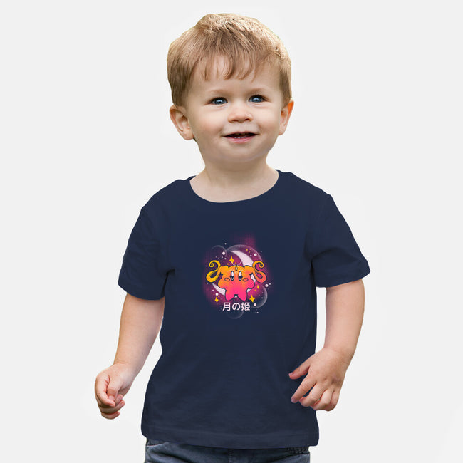 The Moon Princess-Baby-Basic-Tee-Sketchdemao