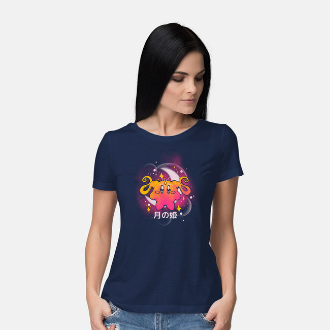 The Moon Princess-Womens-Basic-Tee-Sketchdemao