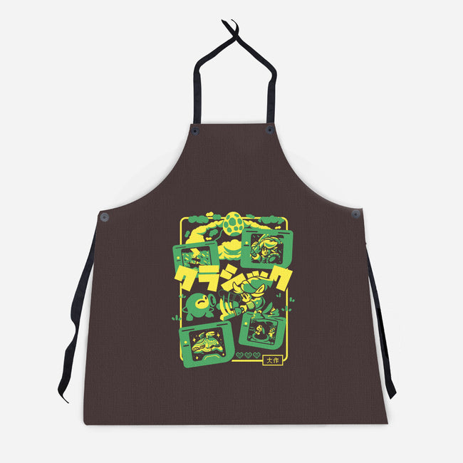 Classic Hero-Unisex-Kitchen-Apron-Sketchdemao