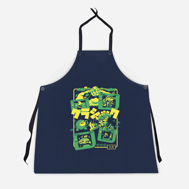 Classic Hero-Unisex-Kitchen-Apron-Sketchdemao