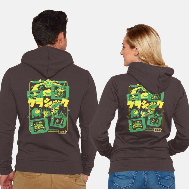 Classic Hero-Unisex-Zip-Up-Sweatshirt-Sketchdemao