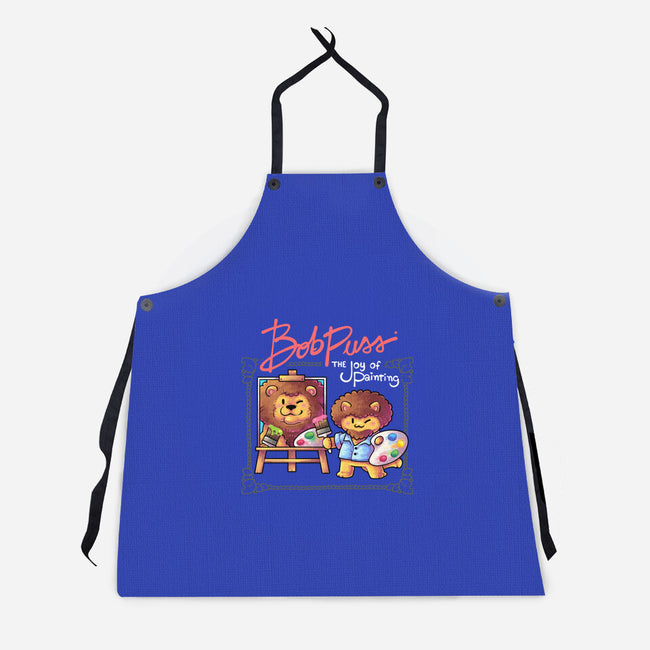 Kitty Painter-Unisex-Kitchen-Apron-2DFeer