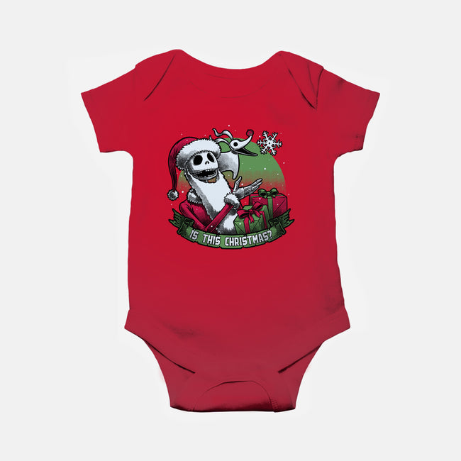 Skeleton Christmas Halloween-Baby-Basic-Onesie-Studio Mootant