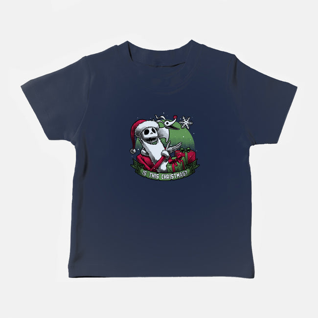 Skeleton Christmas Halloween-Baby-Basic-Tee-Studio Mootant